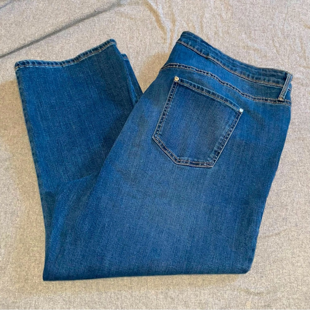 Gloria Vanderbilt Stretch Crop Jeans “All Around Slimming Effects” Women’s 20W